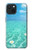 W3720 Summer Ocean Beach Hülle Schutzhülle Taschen und Leder Flip für iPhone 15