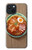 W3756 Ramen Noodles Hülle Schutzhülle Taschen und Leder Flip für iPhone 15