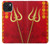 W3788 Shiv Trishul Hülle Schutzhülle Taschen und Leder Flip für iPhone 15