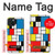 W3814 Piet Mondrian Line Art Composition Hülle Schutzhülle Taschen und Leder Flip für iPhone 15