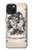 W3818 Vintage Playing Card Hülle Schutzhülle Taschen und Leder Flip für iPhone 15