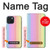 W3849 Colorful Vertical Colors Hülle Schutzhülle Taschen und Leder Flip für iPhone 15