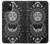 W3854 Mystical Sun Face Crescent Moon Hülle Schutzhülle Taschen und Leder Flip für iPhone 15