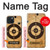 W3894 Paper Gun Shooting Target Hülle Schutzhülle Taschen und Leder Flip für iPhone 15