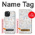 W3903 Travel Stamps Hülle Schutzhülle Taschen und Leder Flip für iPhone 15