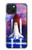 W3913 Colorful Nebula Space Shuttle Hülle Schutzhülle Taschen und Leder Flip für iPhone 15