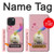 W3923 Cat Bottom Rainbow Tail Hülle Schutzhülle Taschen und Leder Flip für iPhone 15