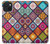 W3943 Maldalas Pattern Hülle Schutzhülle Taschen und Leder Flip für iPhone 15