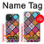 W3943 Maldalas Pattern Hülle Schutzhülle Taschen und Leder Flip für iPhone 15
