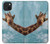 W3680 Cute Smile Giraffe Hülle Schutzhülle Taschen und Leder Flip für iPhone 15 Plus