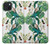 W3697 Leaf Life Birds Hülle Schutzhülle Taschen und Leder Flip für iPhone 15 Plus