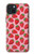 W3719 Strawberry Pattern Hülle Schutzhülle Taschen und Leder Flip für iPhone 15 Plus