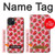 W3719 Strawberry Pattern Hülle Schutzhülle Taschen und Leder Flip für iPhone 15 Plus