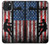 W3803 Electrician Lineman American Flag Hülle Schutzhülle Taschen und Leder Flip für iPhone 15 Plus