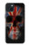 W3848 United Kingdom Flag Skull Hülle Schutzhülle Taschen und Leder Flip für iPhone 15 Plus