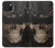 W3852 Steampunk Skull Hülle Schutzhülle Taschen und Leder Flip für iPhone 15 Plus