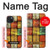 W3861 Colorful Container Block Hülle Schutzhülle Taschen und Leder Flip für iPhone 15 Plus