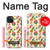 W3883 Fruit Pattern Hülle Schutzhülle Taschen und Leder Flip für iPhone 15 Plus