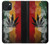 W3890 Reggae Rasta Flag Smoke Hülle Schutzhülle Taschen und Leder Flip für iPhone 15 Plus