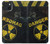 W3891 Nuclear Hazard Danger Hülle Schutzhülle Taschen und Leder Flip für iPhone 15 Plus