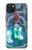 W3912 Cute Little Mermaid Aqua Spa Hülle Schutzhülle Taschen und Leder Flip für iPhone 15 Plus