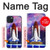 W3913 Colorful Nebula Space Shuttle Hülle Schutzhülle Taschen und Leder Flip für iPhone 15 Plus