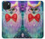 W3934 Fantasy Nerd Owl Hülle Schutzhülle Taschen und Leder Flip für iPhone 15 Plus