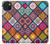 W3943 Maldalas Pattern Hülle Schutzhülle Taschen und Leder Flip für iPhone 15 Plus