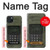 W3959 Military Radio Graphic Print Hülle Schutzhülle Taschen und Leder Flip für iPhone 15 Plus