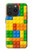 W3595 Brick Toy Hülle Schutzhülle Taschen und Leder Flip für iPhone 15 Pro