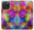 W3677 Colorful Brick Mosaics Hülle Schutzhülle Taschen und Leder Flip für iPhone 15 Pro