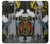 W3745 Tarot Card The Tower Hülle Schutzhülle Taschen und Leder Flip für iPhone 15 Pro