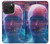 W3800 Digital Human Face Hülle Schutzhülle Taschen und Leder Flip für iPhone 15 Pro