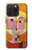 W3811 Paul Klee Senecio Man Head Hülle Schutzhülle Taschen und Leder Flip für iPhone 15 Pro