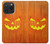 W3828 Pumpkin Halloween Hülle Schutzhülle Taschen und Leder Flip für iPhone 15 Pro