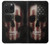 W3850 American Flag Skull Hülle Schutzhülle Taschen und Leder Flip für iPhone 15 Pro