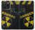W3891 Nuclear Hazard Danger Hülle Schutzhülle Taschen und Leder Flip für iPhone 15 Pro