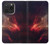 W3897 Red Nebula Space Hülle Schutzhülle Taschen und Leder Flip für iPhone 15 Pro