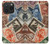 W3900 Stamps Hülle Schutzhülle Taschen und Leder Flip für iPhone 15 Pro