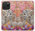 W3916 Alpaca Family Baby Alpaca Hülle Schutzhülle Taschen und Leder Flip für iPhone 15 Pro