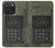 W3959 Military Radio Graphic Print Hülle Schutzhülle Taschen und Leder Flip für iPhone 15 Pro