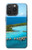 W0844 Bora Bora Island Hülle Schutzhülle Taschen und Leder Flip für iPhone 15 Pro Max