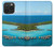 W0844 Bora Bora Island Hülle Schutzhülle Taschen und Leder Flip für iPhone 15 Pro Max