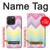 W3514 Rainbow Zigzag Hülle Schutzhülle Taschen und Leder Flip für iPhone 15 Pro Max