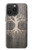 W3591 Viking Tree of Life Symbol Hülle Schutzhülle Taschen und Leder Flip für iPhone 15 Pro Max