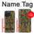 W3661 William Morris Forest Velvet Hülle Schutzhülle Taschen und Leder Flip für iPhone 15 Pro Max