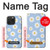 W3681 Daisy Flowers Pattern Hülle Schutzhülle Taschen und Leder Flip für iPhone 15 Pro Max