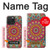 W3694 Hippie Art Pattern Hülle Schutzhülle Taschen und Leder Flip für iPhone 15 Pro Max