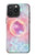 W3709 Pink Galaxy Hülle Schutzhülle Taschen und Leder Flip für iPhone 15 Pro Max