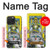 W3739 Tarot Card The Chariot Hülle Schutzhülle Taschen und Leder Flip für iPhone 15 Pro Max